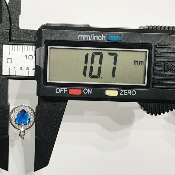 Artisan Signed R Sterling Silver Filigree Dainty Heart Paste Rhinestone Pendant - Picture 12 of 14